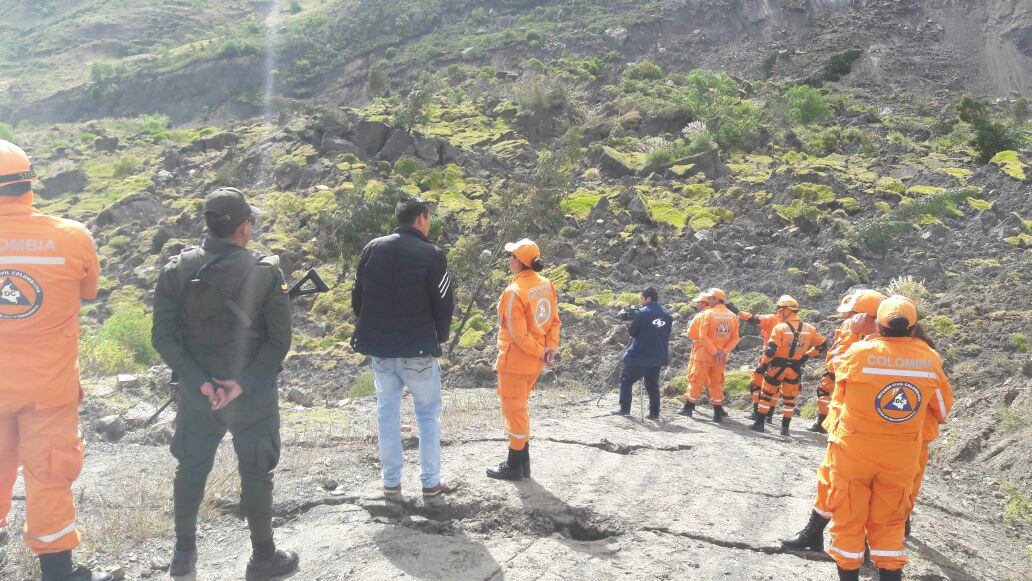 Familias fueron evacuadas por movimiento en masa en el municipio de Jericó, Seccional Boyacá sigue alerta