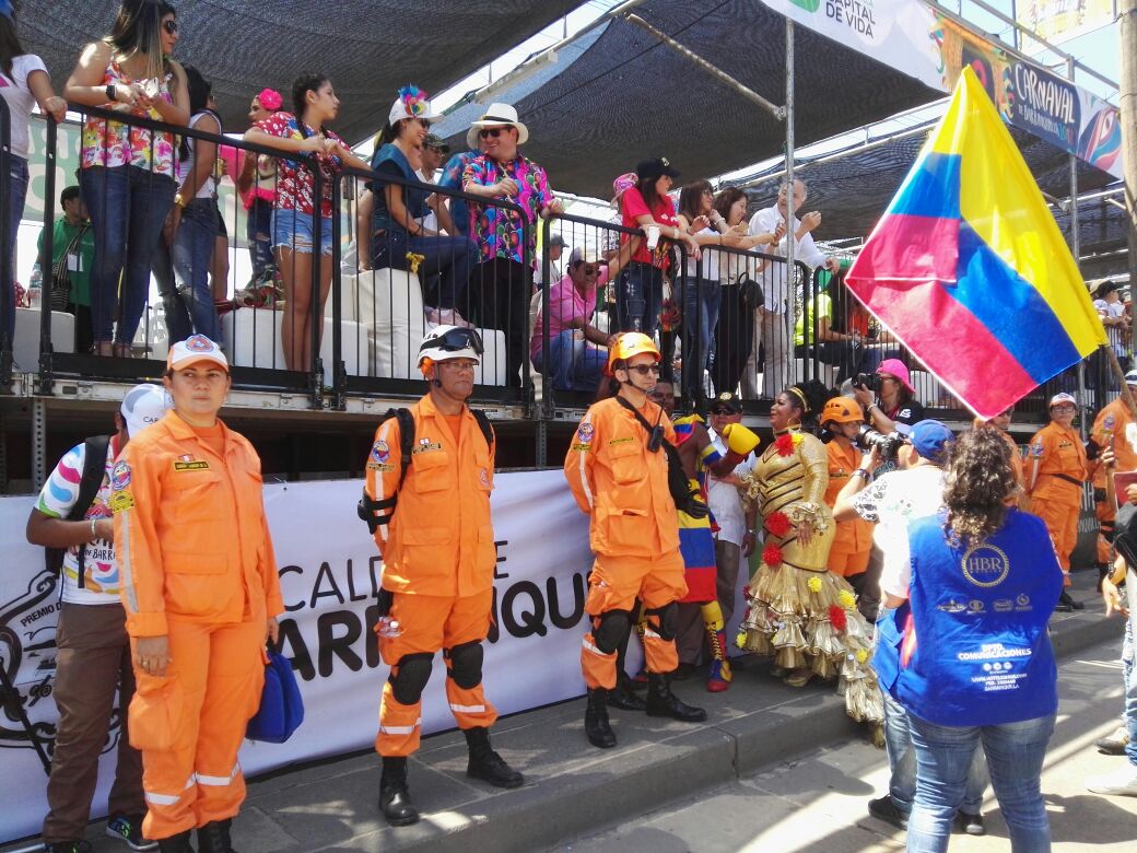 Seccional Atlántico participa en cubrimiento institucional en el Carnaval de Barranquilla