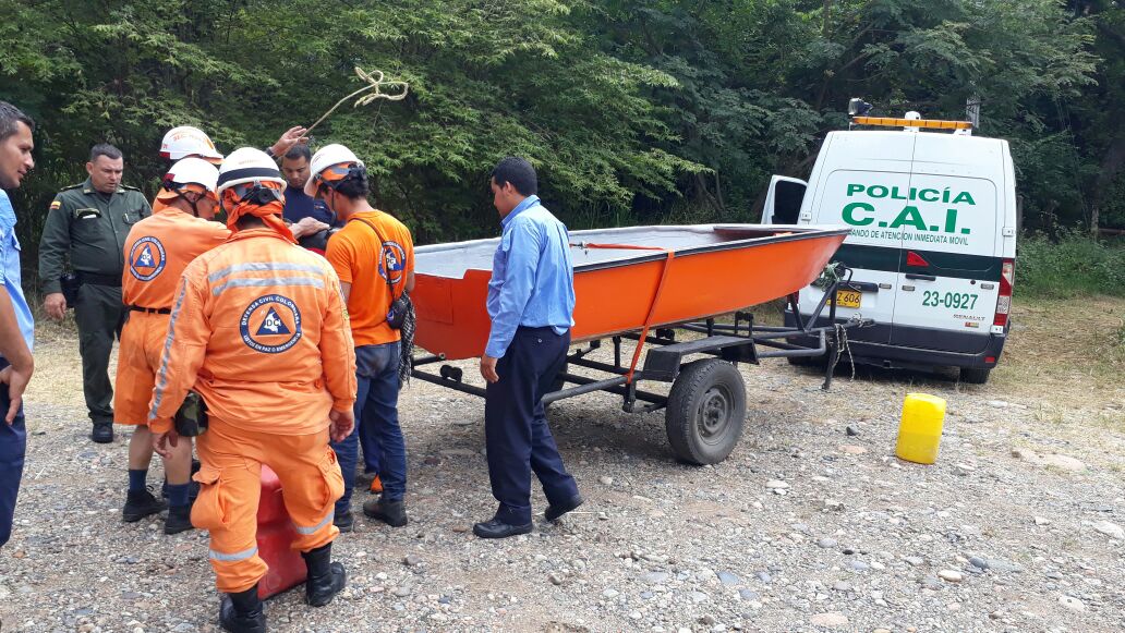 Seccional Huila encuentra los tres cuerpos ahogados en el río Magdalena